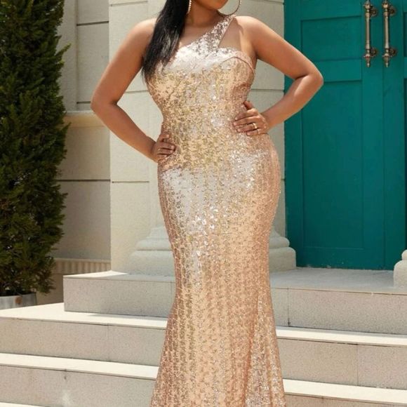 seomiscky sequin dress seomiscky | Dresses | Seomiscky Plus Bardot Sequins Prom Dress